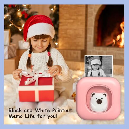 Easter Basket Stuffers,Sticker Printer,Mini Printer Portable Thermal Printer Inkless Pocket Printer with AI Technology,Bluetooth Photo Printer for Learning Assistance, Notes, Journal,Study Notes in Saudi Arabia