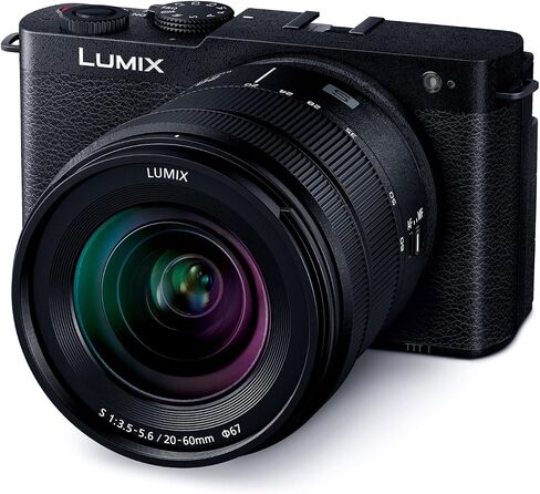 كاميرا باناسونيك LUMIX S9 كاملة الإطار مع عدسة تركيب F3.5-5.6 L مقاس 20-60 مم، DC-S9KK (أسود) (الطراز الدولي) in Saudi Arabia