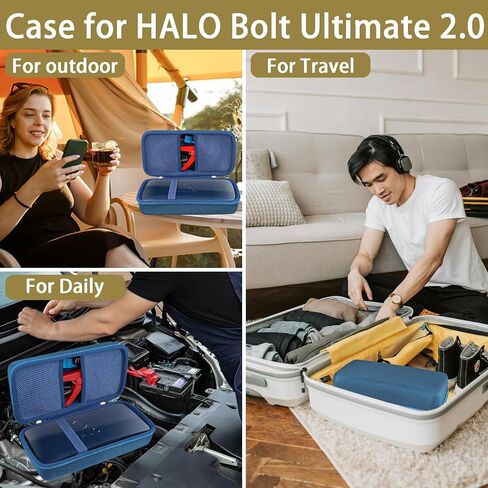 حقيبة سفر صلبة بديلة من khanka لهاتف HALO Bolt Ultimate 2.0، حافظة فقط (أحمر) in Saudi Arabia