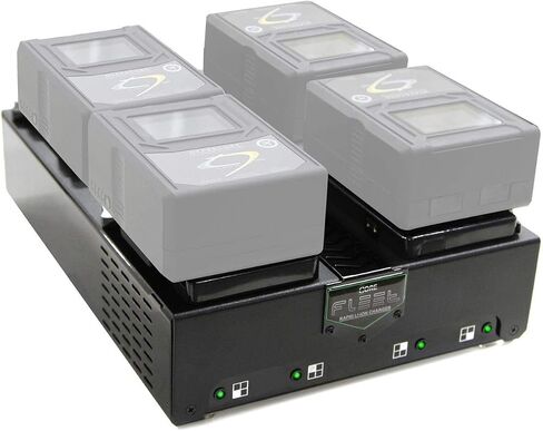 Core SWX FLEET-Q4A 3A Four-Position Gold Mount Simultaneous Charger for Four 98Wh Batteries in Saudi Arabia