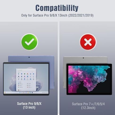 عبوة واحدة من واقي شاشة الخصوصية TiMOVO لجهاز Microsoft Surface Pro 11 2024/Microsoft Surface Pro 9/Surface Pro 10/Surface Pro 8/Surface Pro X 13 بوصة، زجاج مقسى مضاد للتجسس، صلابة 9H، خالية من الفقاعات in Kuwait