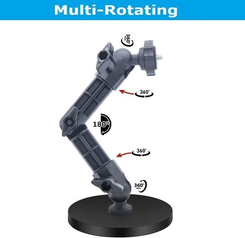 مصباح حلقي لكاميرا الويب Kiyo pro مع حامل جداري مغناطيسي، ضوء متدفق 10 بوصة مع حامل حائط مغناطيسي دوار متوافق مع كاميرات الويب Razer kiyo وkiyo pro وkiyo X وAnker in Kuwait