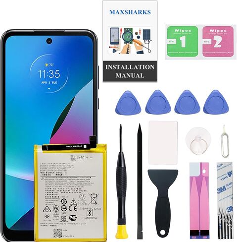 بديل بطارية JK50 جديد لجهاز Moto G Play 2023 (XT2271) / G Power 2022 (XT2165)، مع دليل التعليمات ومجموعة أدوات الإصلاح in Saudi Arabia