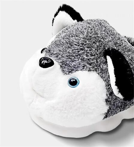 Women's Slippers Cute Dog Slippers Cartoon Slippers Animal Slippers Warm Slippers Winter Slippers Home Slippers Furry Slippers in Saudi Arabia