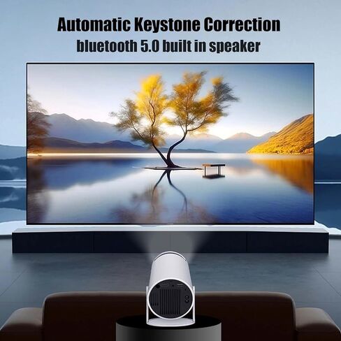 projector with wifi and bluetooth portable projector 4K 1080P full HD support smart projector 5G/2.4G 180° rotatable outdoor projector for mobile phone/TV/laptop home projector in Saudi Arabia