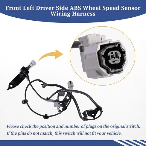 Getfarway ABS Wheel Speed Sensor Wiring Harness 89516-0C050 Compatible with Toyota Tundra 2007-2021 Rear ABS Skid Control Sensor Wire Replace 89542-0C020 89543-0C020 895430C020 895420C020 in Saudi Arabia