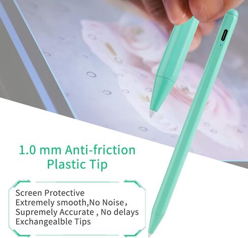 iPad Pro 12.9" 6th/5th/4th Stylus Pencil,1.5mm Palm Rejection Fine Tip Active Pen Compatible with Apple Pencil for iPad Pro 12.9-Inch 6th/5th/4th Gen Stylus for Drawing Sketching Pen White in Saudi Arabia