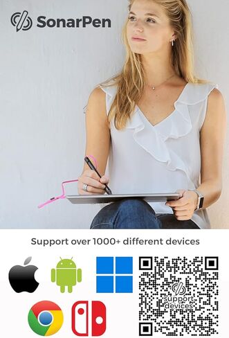 قلم ذكي حساس للضغط مع ميزة رفض راحة اليد وزر الاختصار. بطارية أقل. متوافق مع أجهزة Apple iPad/iPhone/Android/Switch/Chromebook (أزرق) in Kuwait