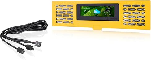 طقم لوحة LCD من سلسلة Thermaltake Tower 200 Bumblebee، شاشة LCD مقاس 3.9 بوصة، مدعومة ببرنامج Tt RGB Plus 2.0، AC-067-OO4NAN-A1، ضمان لمدة 3 سنوات in Saudi Arabia