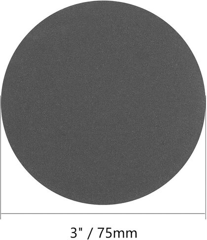 15pcs 3 inch Silicone Carbide Sanding Disc, 1000/1200/1500 Grit Hook and Loop Sanding Disc, Electrostatic Sand Planting Sandpaper for Wet and Dry Use in Kuwait