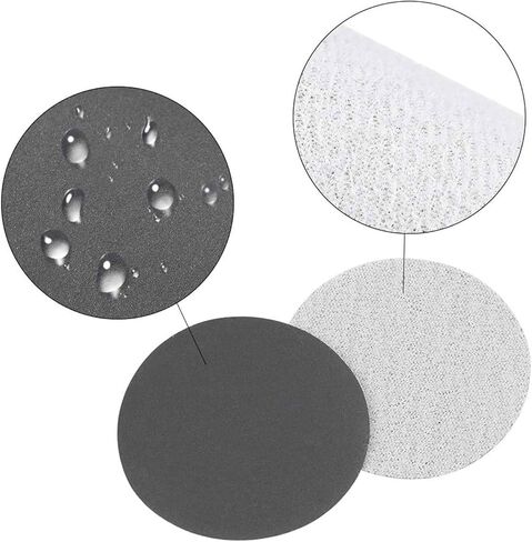 15pcs 3 inch Silicone Carbide Sanding Disc, 1000/1200/1500 Grit Hook and Loop Sanding Disc, Electrostatic Sand Planting Sandpaper for Wet and Dry Use in Kuwait