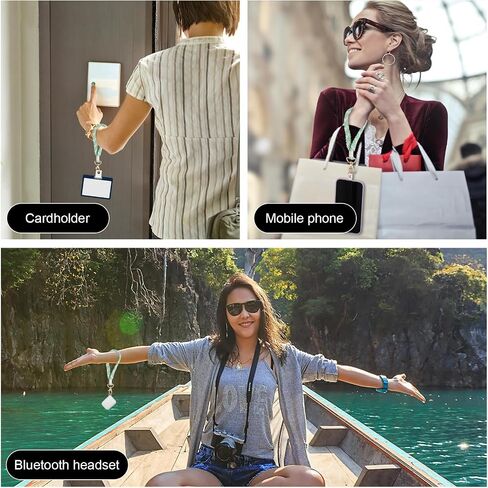 2pcs Phone Wrist Strap, Woven Phone Charm Bracelet Lanyard Strap with 2pcs Phone Tether Tabs Cell Phone Wristlet with Live Buckle Boho Rope Keyring Phone for Girls Women Gift in Saudi Arabia