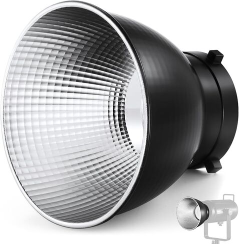 NEEWER RF1 7''/18cm Fish Scale Pattern Standard Reflector Diffuser with Bowens Mount for NEEWER CB300B, CB100C, FS230, Vision 4, Vision 5, S101-400W Pro, Q4 Studio Flash & LED Video Light in Saudi Arabia