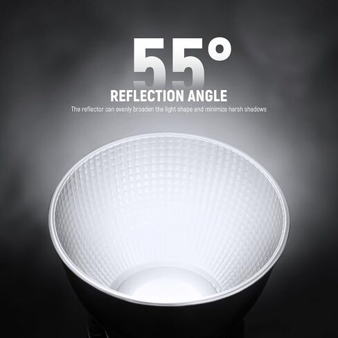 NEEWER RF1 7''/18cm Fish Scale Pattern Standard Reflector Diffuser with Bowens Mount for NEEWER CB300B, CB100C, FS230, Vision 4, Vision 5, S101-400W Pro, Q4 Studio Flash & LED Video Light in Saudi Arabia