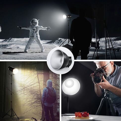 NEEWER RF1 7''/18cm Fish Scale Pattern Standard Reflector Diffuser with Bowens Mount for NEEWER CB300B, CB100C, FS230, Vision 4, Vision 5, S101-400W Pro, Q4 Studio Flash & LED Video Light in Saudi Arabia