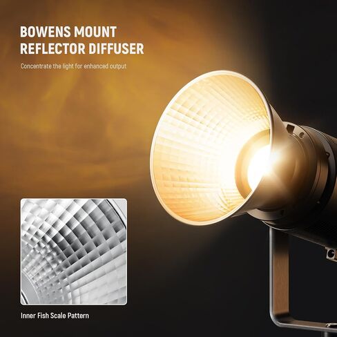 NEEWER RF1 7''/18cm Fish Scale Pattern Standard Reflector Diffuser with Bowens Mount for NEEWER CB300B, CB100C, FS230, Vision 4, Vision 5, S101-400W Pro, Q4 Studio Flash & LED Video Light in Saudi Arabia
