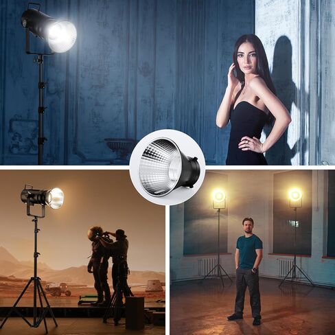 NEEWER RF1 7''/18cm Fish Scale Pattern Standard Reflector Diffuser with Bowens Mount for NEEWER CB300B, CB100C, FS230, Vision 4, Vision 5, S101-400W Pro, Q4 Studio Flash & LED Video Light in Saudi Arabia