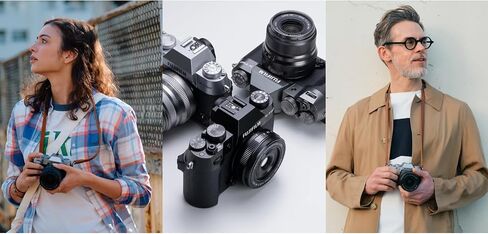 هيكل الكاميرا الرقمية Fujifilm X-T50 بعدسة قابلة للتبديل بدون مرآة - حزمة فضية 16828313 مع حقيبة تصوير ديكو جير + ميكروفون + مونوبود + مجموعة برامج وملحقات in Saudi Arabia