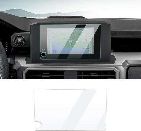 Autorder 2PCS Screen Protector for 2024 2025 Toyota Tacoma Accessories 8-Inch Tempered Glass 9H Navigation Touchscreen Protective Film in Saudi Arabia