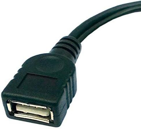 2-in-1 Micro USB to USB Adapter OTG Cable Power Cable Replacement for Fire Stick, Samsung Galaxy S6 S7 (2 Pack) in Saudi Arabia