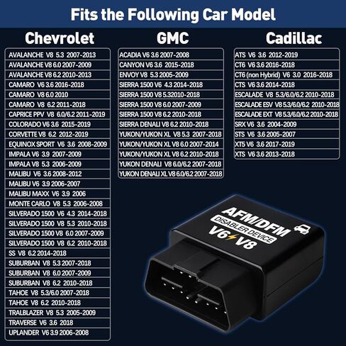 AFM DFM Disabler Active Fuel Management Disabler Compatible with V6 & V8 Motors AFM Disabler 5.3 Silverado Tahoe Suburban GMC Yukon XL Sierra Cadillac for RA003 (Blue) in Kuwait