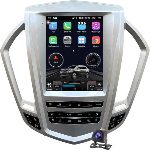 Android 13 Radio for Cadillac SRX 2009-2012 Android Radio 9.7-Inch Tesla Style IPS Touch Screen Stereo with Bluetooth 5.0 Carplay/Android Auto GPS Navigation for Car Multimedia Player + Backup Camera in Saudi Arabia