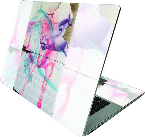 MightySkins Skin Compatible with Microsoft Surface Laptop 4 15" - Action Fish Puzzle | Protective, Durable, and Unique Vinyl Decal wrap Cover | Easy to Apply and Change Styles | Made in The USA in Saudi Arabia