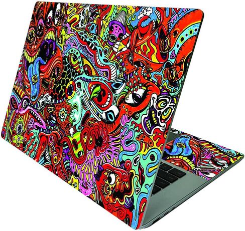 MightySkins Skin Compatible with Microsoft Surface Laptop 4 15" - Action Fish Puzzle | Protective, Durable, and Unique Vinyl Decal wrap Cover | Easy to Apply and Change Styles | Made in The USA in Saudi Arabia