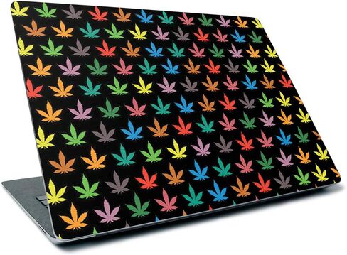 MightySkins Skin for Microsoft Surface Laptop 3 13.5" (2019) - Rasta Lion | Protective, Durable, and Unique Vinyl Decal Wrap Cover | Easy to Apply, Remove, and Change Styles | Made in The USA in Saudi Arabia