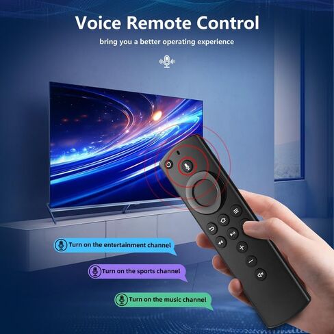Replacement Remote Control for TV Stick，for Fire Smart TVs Stick (2nd Gen), AMZ Smart TV (3rd Gen), TV Cube (1st/2nd Gen), TV Stick Lite, TV Stick 4K in Saudi Arabia