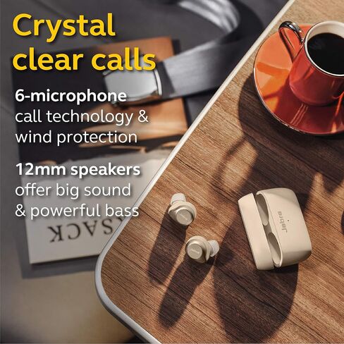 Jabra Elite 85t - Gold Beige Wireless Headset/Music Headphones Gold Beige (Renewed) in Saudi Arabia