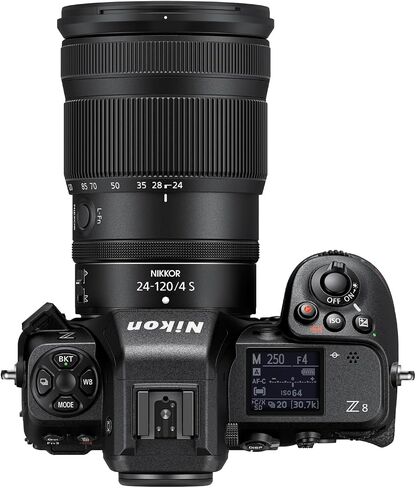 Nikon Z8 Professional Full Frame Mirrorless 8K Video & Stills Hybrid FX Camera Body with 24-120mm F4 S Zoom Lens Kit 1698 Bundle with Deco Gear Photography Bag + Microphone + Monopod & Accessories in Saudi Arabia