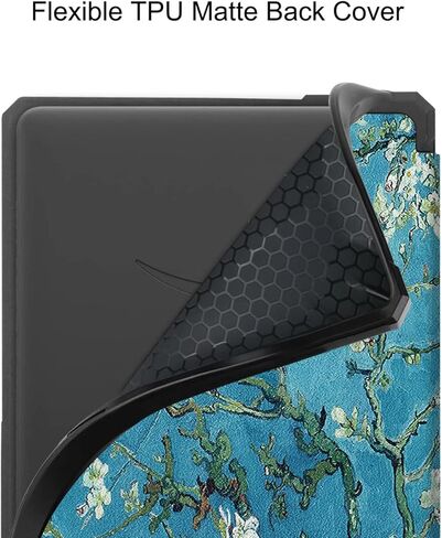 لهاتف Amazon Kindle Paperwhite الجيل الحادي عشر (إصدار 2021) غطاء ذكي، حافظة رفيعة للغاية وخفيفة الوزن مع حافظة جلدية للنوم/الاستيقاظ التلقائي لجهاز Paperwhite الجديد الجيل الحادي عشر مقاس 6.8 بوصات (أسود صلب) in Kuwait