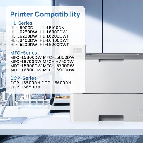 TN-850 TN850 Toner 2 Pack Compatible TN850 High Yield Black Toner Cartridge Replacement for Brother HL-L6200DW HL-L6400DW HL-L5100DN MFC-L5800DW MFC-L5850DW MFC-L6800DW MFC-L5700DW Printer Toner. in Kuwait