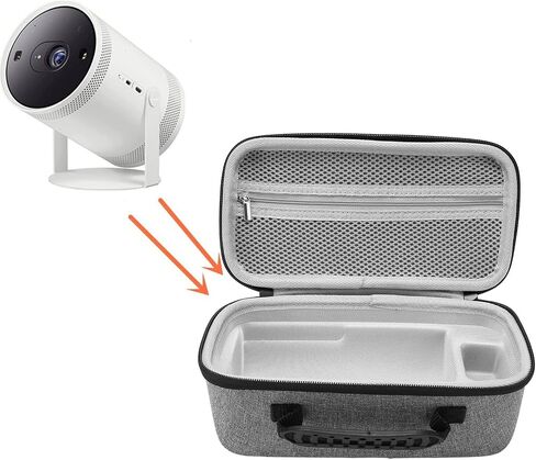 Cuifati Projector Carrying Case for Samsung Nebula Capsule 3 & 1080P Projector, EVA Waterproof Shakeproof Portable Travel Bag in Saudi Arabia