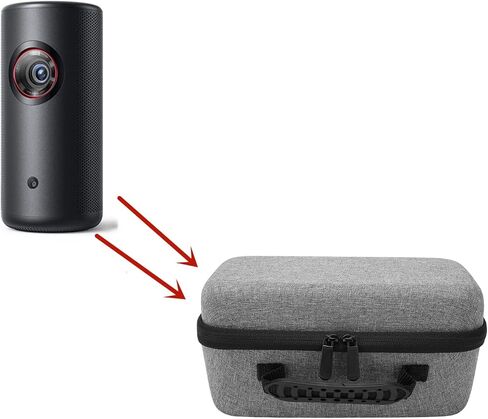 Cuifati Projector Carrying Case for Samsung Nebula Capsule 3 & 1080P Projector, EVA Waterproof Shakeproof Portable Travel Bag in Saudi Arabia