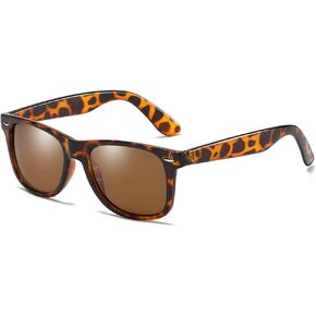 Rocf Rossini Vintage Polarized Sunglasses for Men Retro Women Square Sun Shades Driving Glasses UV400 Protection with Case