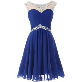 Sarahbridal Women's Short Tulle Beading Homecoming Dresses Prom Party Gowns
