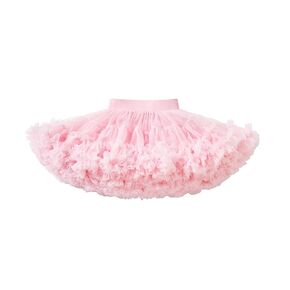 Fluffy Soft Girl’s Tutu Tulle Skirt Girl’s Ballet Dance Tulle Skirt (Pink, 7-8Y)