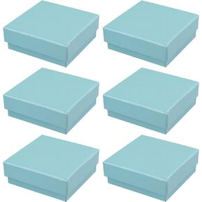 AUEAR, 6 Pcs Jewelry Box Gift Cardboard Jewelry Boxes with Lids Packaging for Earring Bracelet Necklace Watches