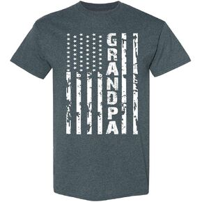 Kropsis Grandpa Vintage American Flag Men's T-Shirt