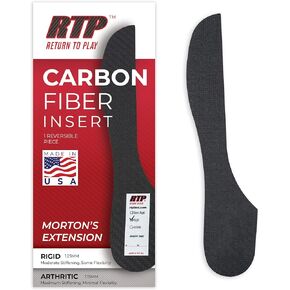 Carbon Fiber Modified Morton's Extension Rigid Shoe Insert Made in the USA