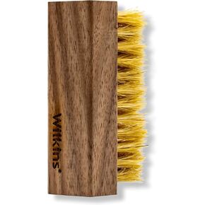 Wilkins Shoe Brushes for Cleaning - Hog's Hair Soft Bristle Shoe Cleaning Brush for Leather, Fabric and Suede Brush