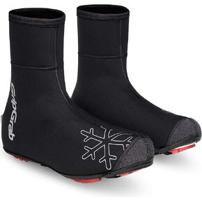 GripGrab Arctic X Waterproof Deep Winter Gravel MTB Cycling Shoe Covers Offroad Fleece Lined Cold Weather Biking Overshoes