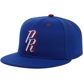 Rings & Crwns Puerto Rico Country Pride Logo Fitted Flat Bill Cap RBL