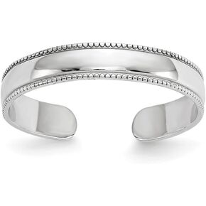 Jewels By Lux 14k White Gold Polished Toe Ring
