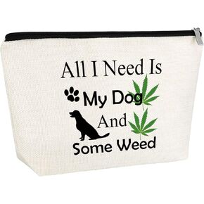 Dog Sitter Gift Makeup Bag Dog Walker Appreciation Gift Thank You Gift Dog Lover Gift Dog Walker Cosmetic Makeup Bag for Dog Lover Owner Makeup Pouch Toiletry Bag Gift for Dog Sitter Cosmetic Pouch