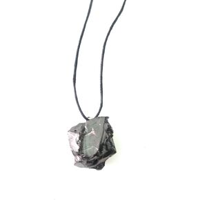 Elite Shungite Protection Pendant and Necklace 100% Real Authentic Noble Raw Type 1 - Gift Idea - Men Women Teens Unisex Adult