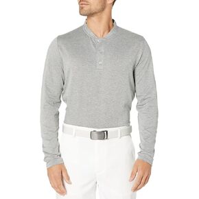 Callaway Men's Long Sleeve Crossover Performance Hybrid Collar Pullover Shirt