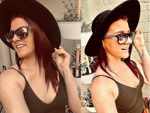 نظارات شمسية خشبية مستقطبة للرجال من AN SWALLOW للرجال والنساء، نظارات شمسية للنساء بجوانب خشبية من الخيزران in Kuwait